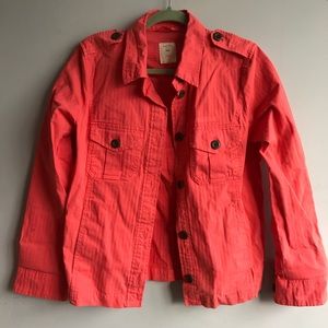 Pink orange Gap jacket size Small NWOT